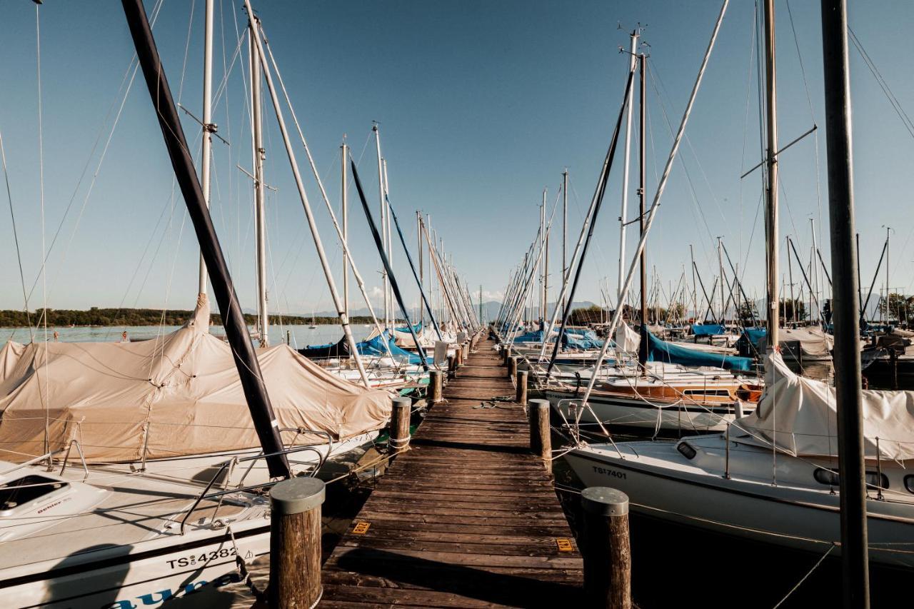 Chiemsee Ferienwohnung Gartenblick プリーン・アム・キームゼー エクステリア 写真