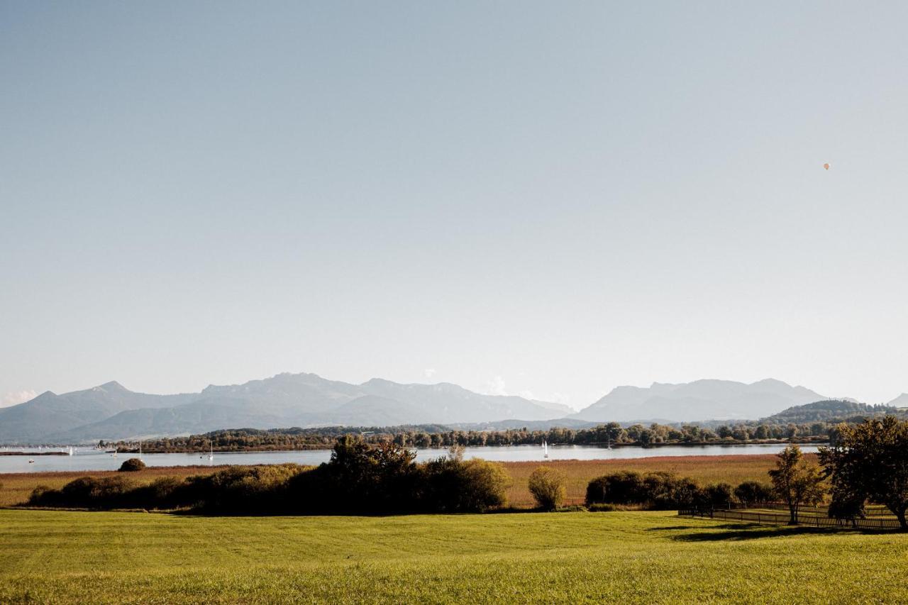 Chiemsee Ferienwohnung Gartenblick プリーン・アム・キームゼー エクステリア 写真